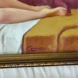 Oil on canvas Female nude 1952