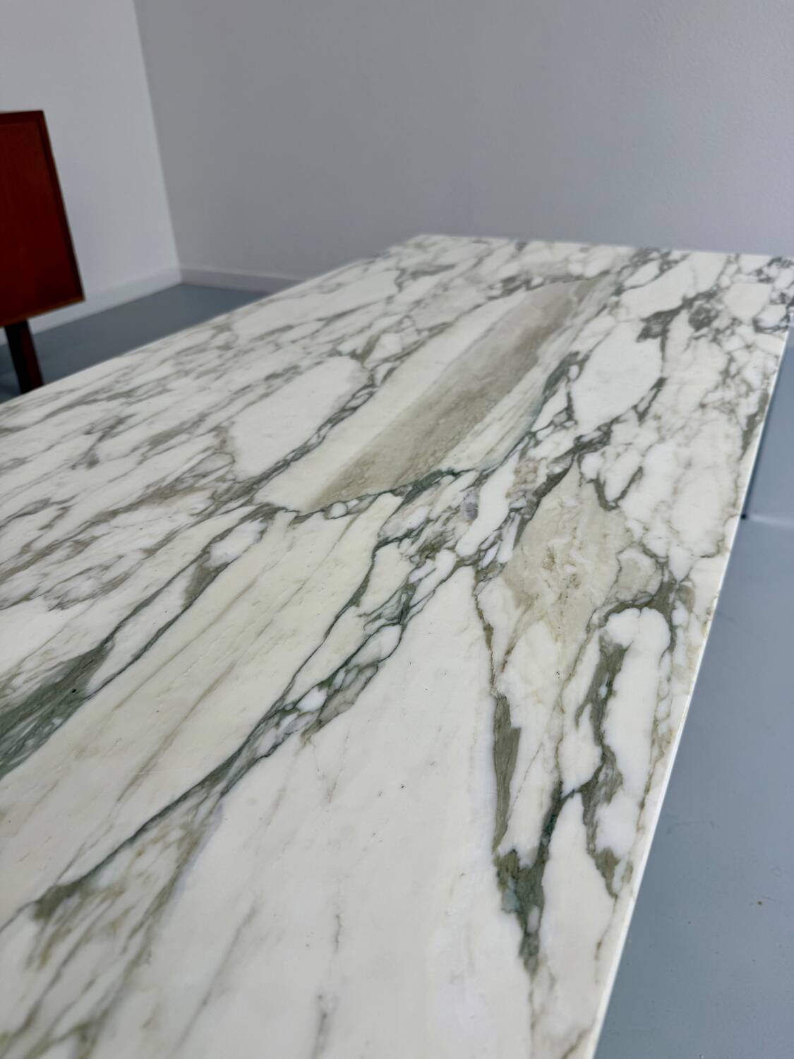 Florence Knoll 70s vintage metal marble coffee table