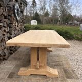 Renovated solid oak monastery table