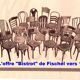 Set of 8 Fischel bentwood Bistrot chairs circa 1930