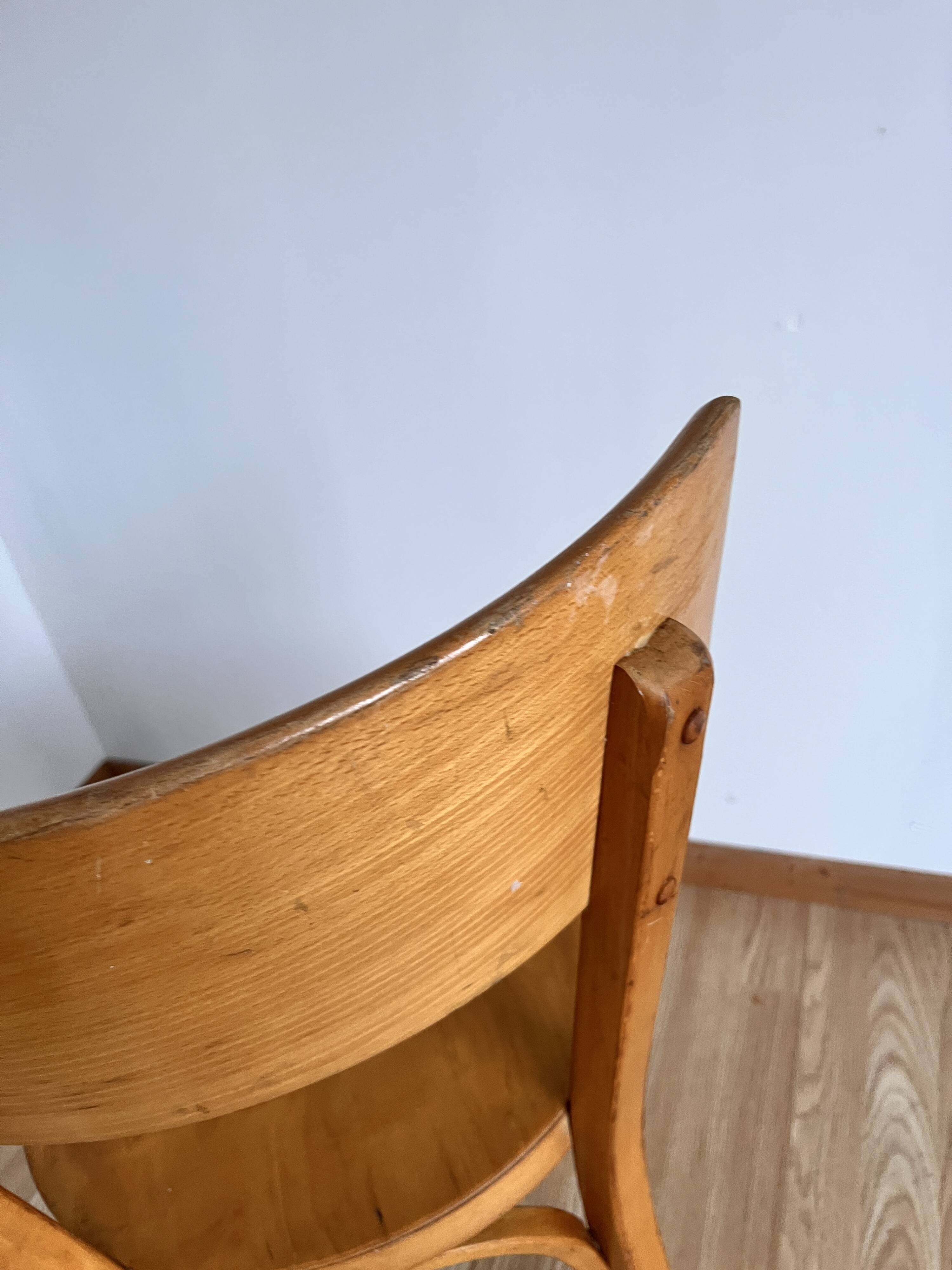 Chaise bistrot bois