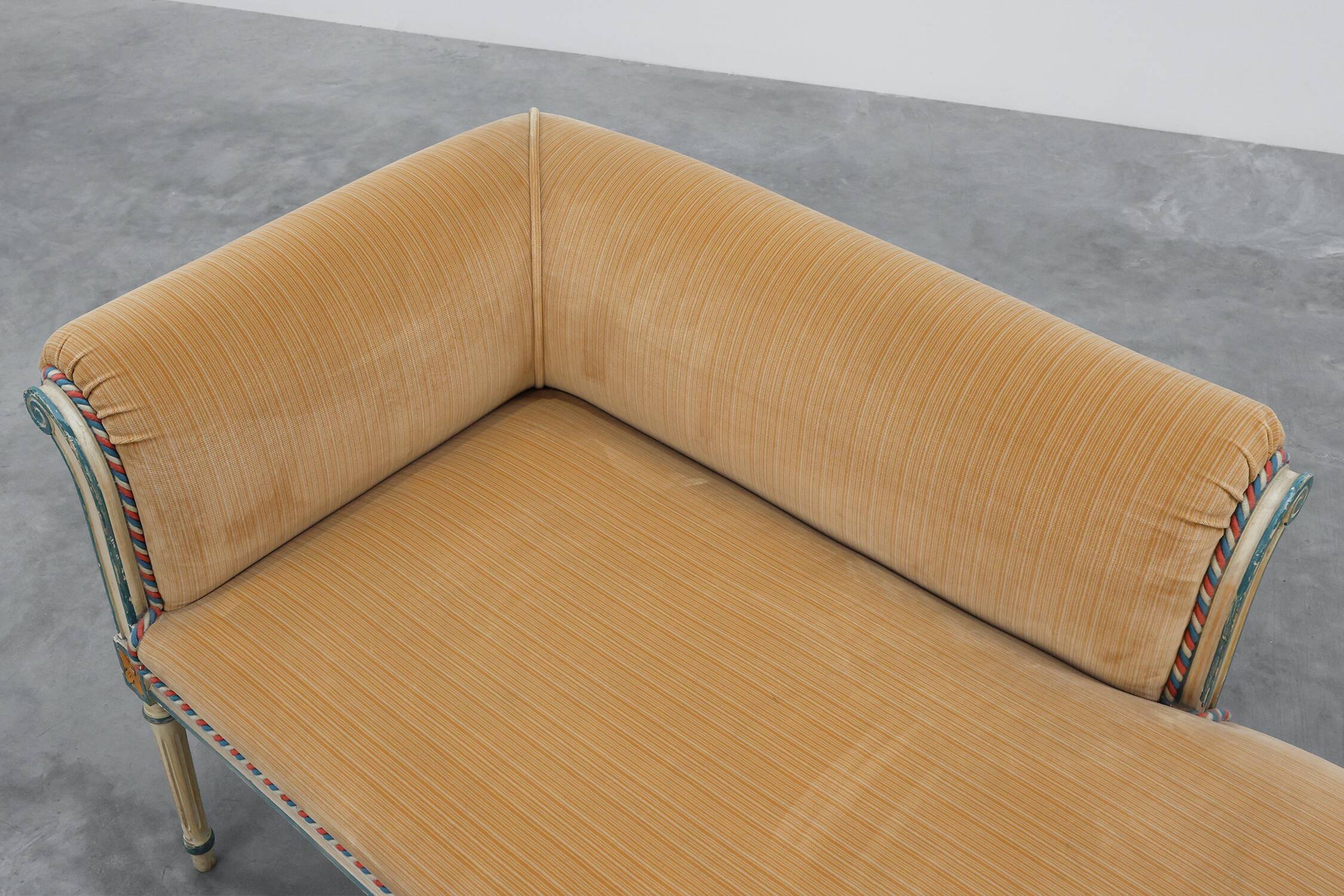 Neo-classical style chaise longue, France ca. 1990
