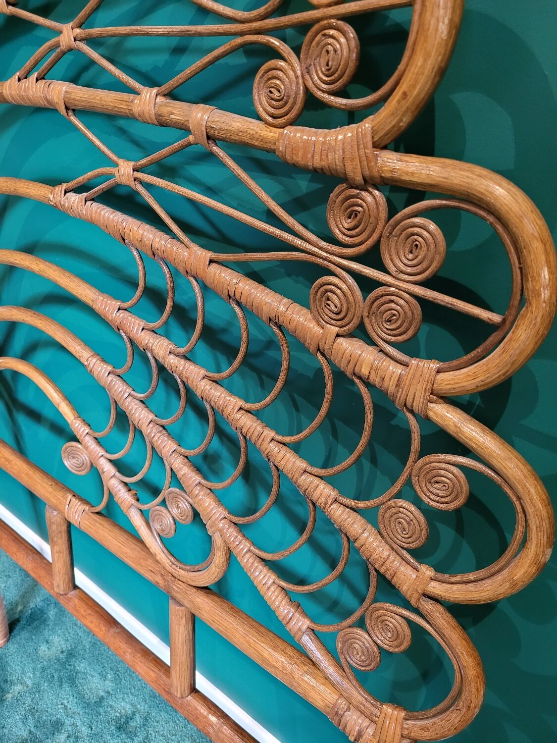 Peacock headboard