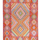 Pashtun Afghan kilim 202 x 159 cm