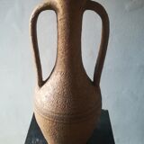R & M of Valencia, the barn at the potters, vase with 2 handles.