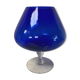 Blue glass vase 50s