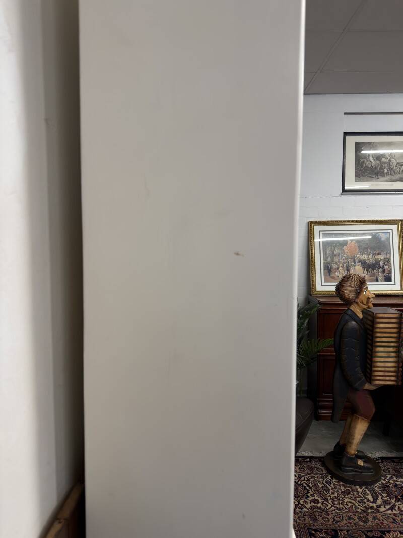 Classic English White Globe Wernicke Bookcase