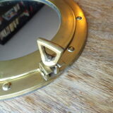 Miroir ublot en laiton Ø30cm