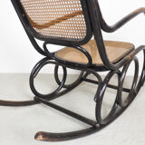 Classic Thonet bentwood rocking chair by Ton, 1950