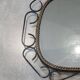 Brutalist antique mirror, sixties era.
