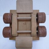 Large wooden train stamped Wog Austria