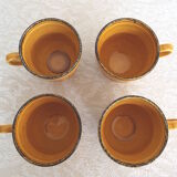 4 ceramic cups