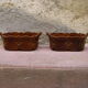 Duo of vintage planters