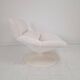 Restored Artifort F518 Lounge Chair by Geoffrey Harcourt in Bouclé Fabric
