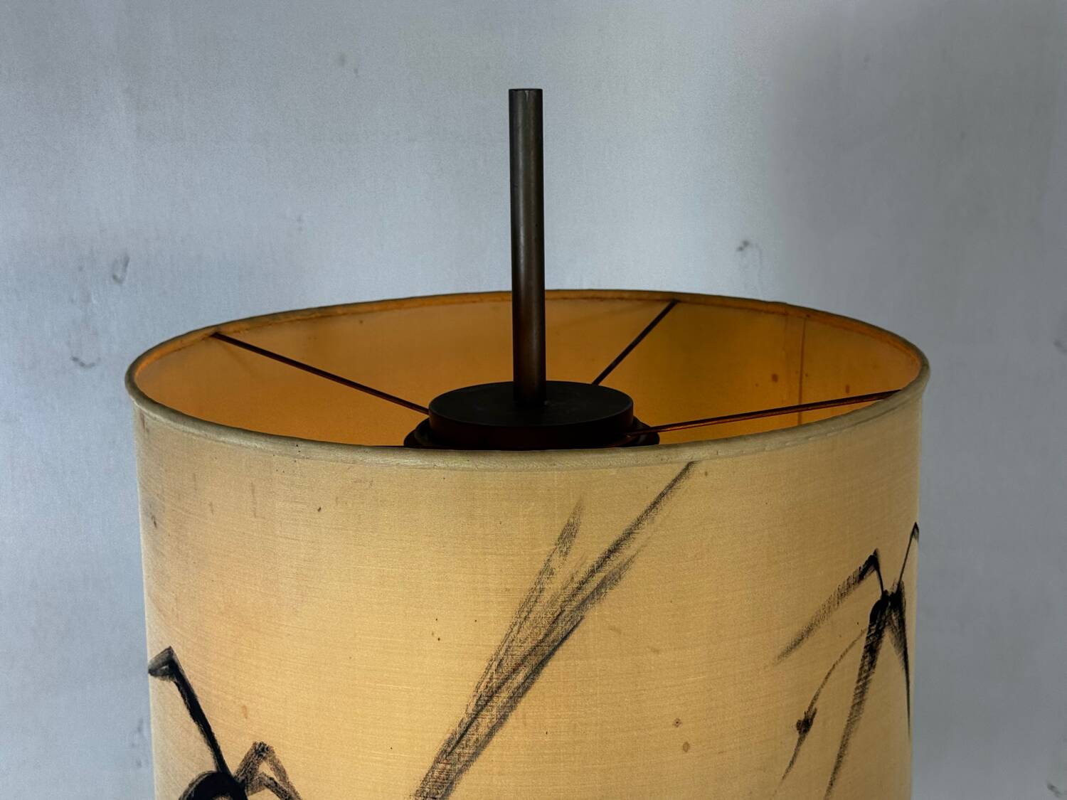 Mid-Century Modernist Italian Floor lamp with Marble Base, 1950s