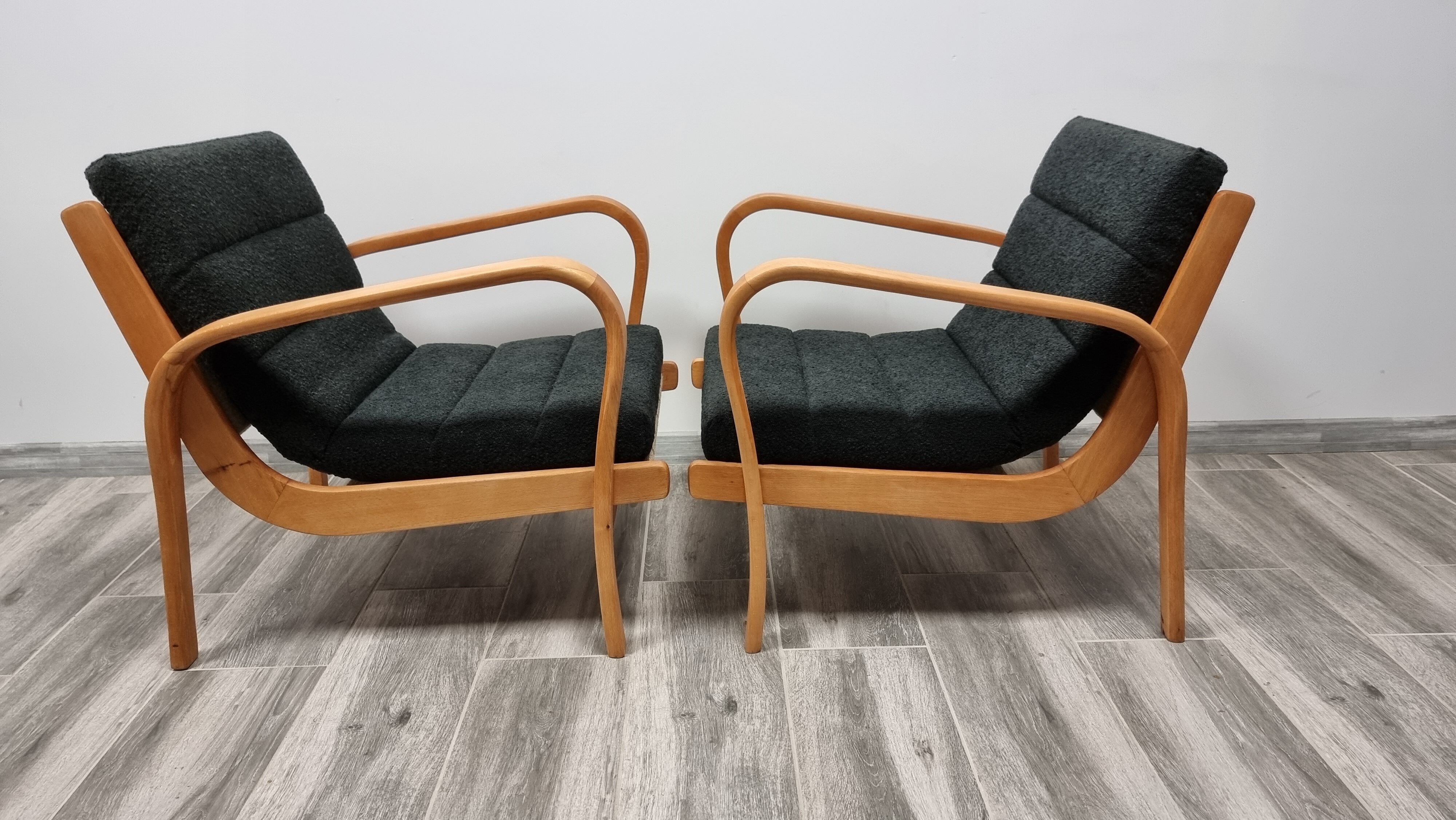 Pair of armchairs by K. Kozelka & A. Kropacek