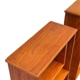 Two vintage asymmetrical storage units