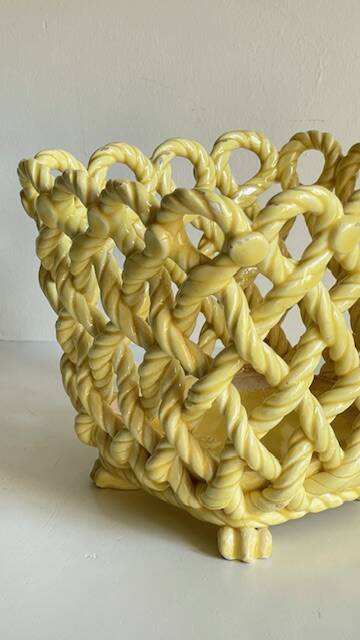 Vintage Braided Cache-Pot