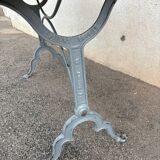 Bistro table stone font worker