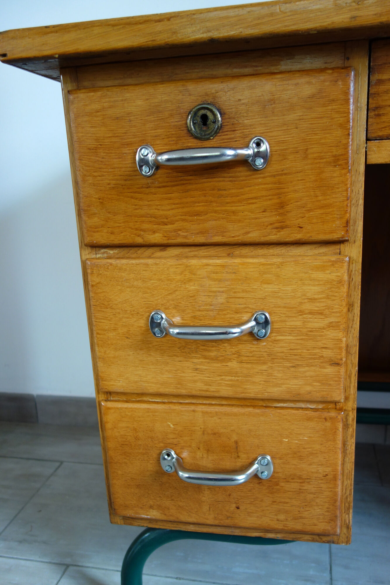 Vintage schoolmaster's desk