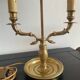 Lampe bouillotte 2 feux style empirique