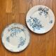 Lot de 2 assiettes en terre de fer