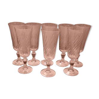 Lot de 8 flûtes à Champagne Luminarc Arcoroc Rosaline