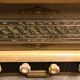 Radio old vintage structure wood perfect condition