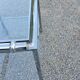 Rolling service chrome art deco double glass trays 1930