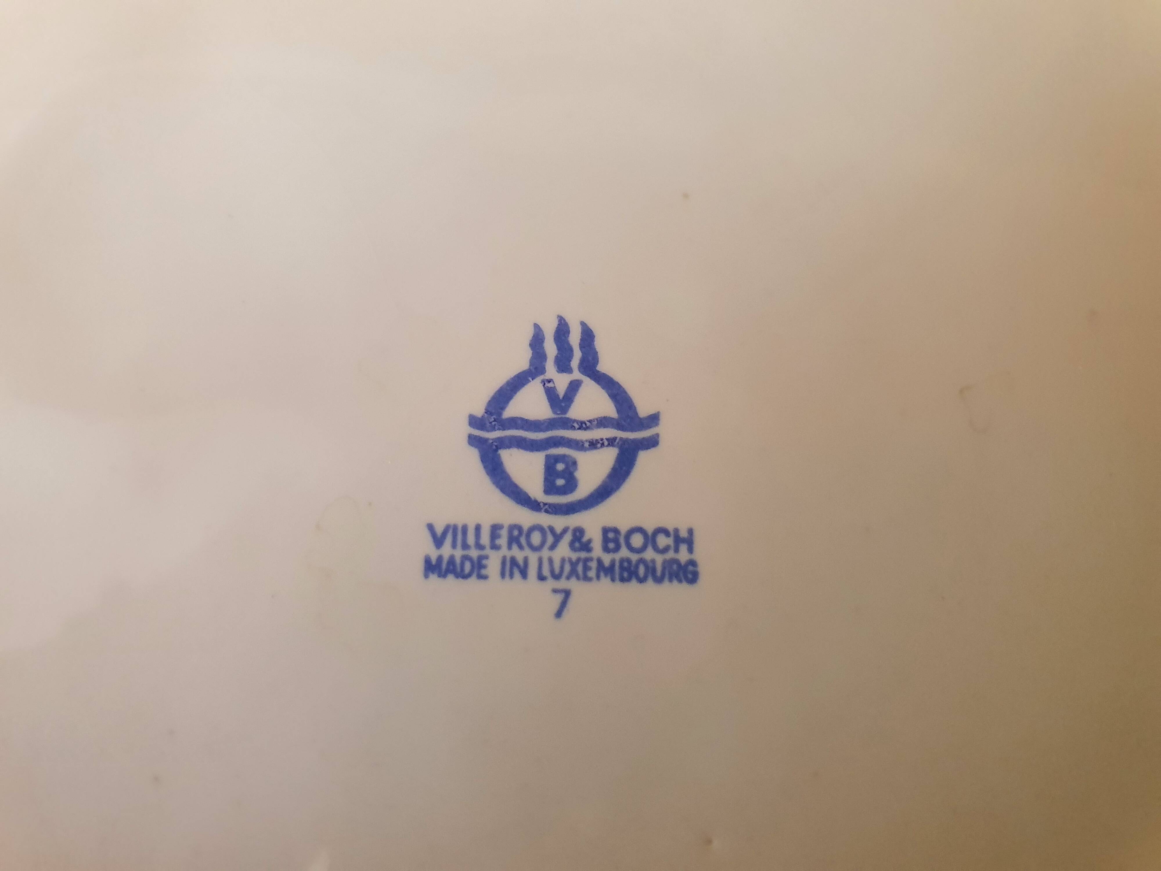 Vintage divided ceramic appetizer plate.