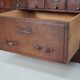 Large French oak notary apothecary cabinet / filing cabinet, 1920/30s