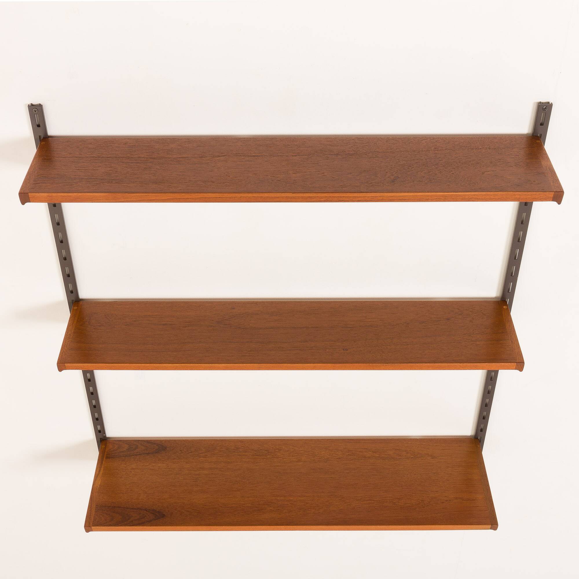 Kai Kristiansen teak shelving unit, set of 3 shelves, FM Mobler, Denmark ,