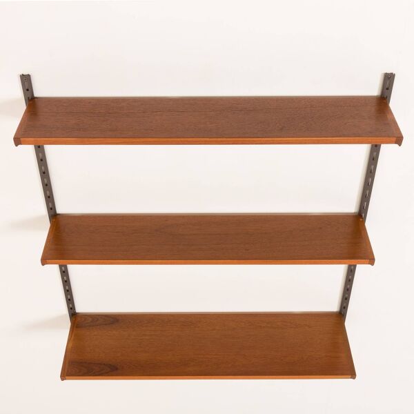 Étagère en teck Kai Kristiansen, ensemble de 3 étagères, FM Mobler, Danemark.