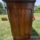 Louis XV 3-door walnut sideboard on plinths