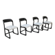 4 chaises Baumann Traîneau