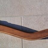 Walnut pediment
