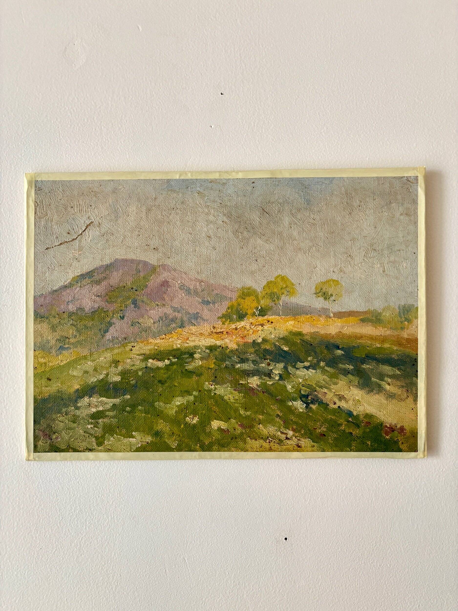 Oil painting on canvas "Mountain" No. 63