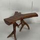 Wabia sabi rustic tree branch side table, Dutch 1960s