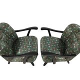 Art Deco Armchairs, 1950s, Set of 2