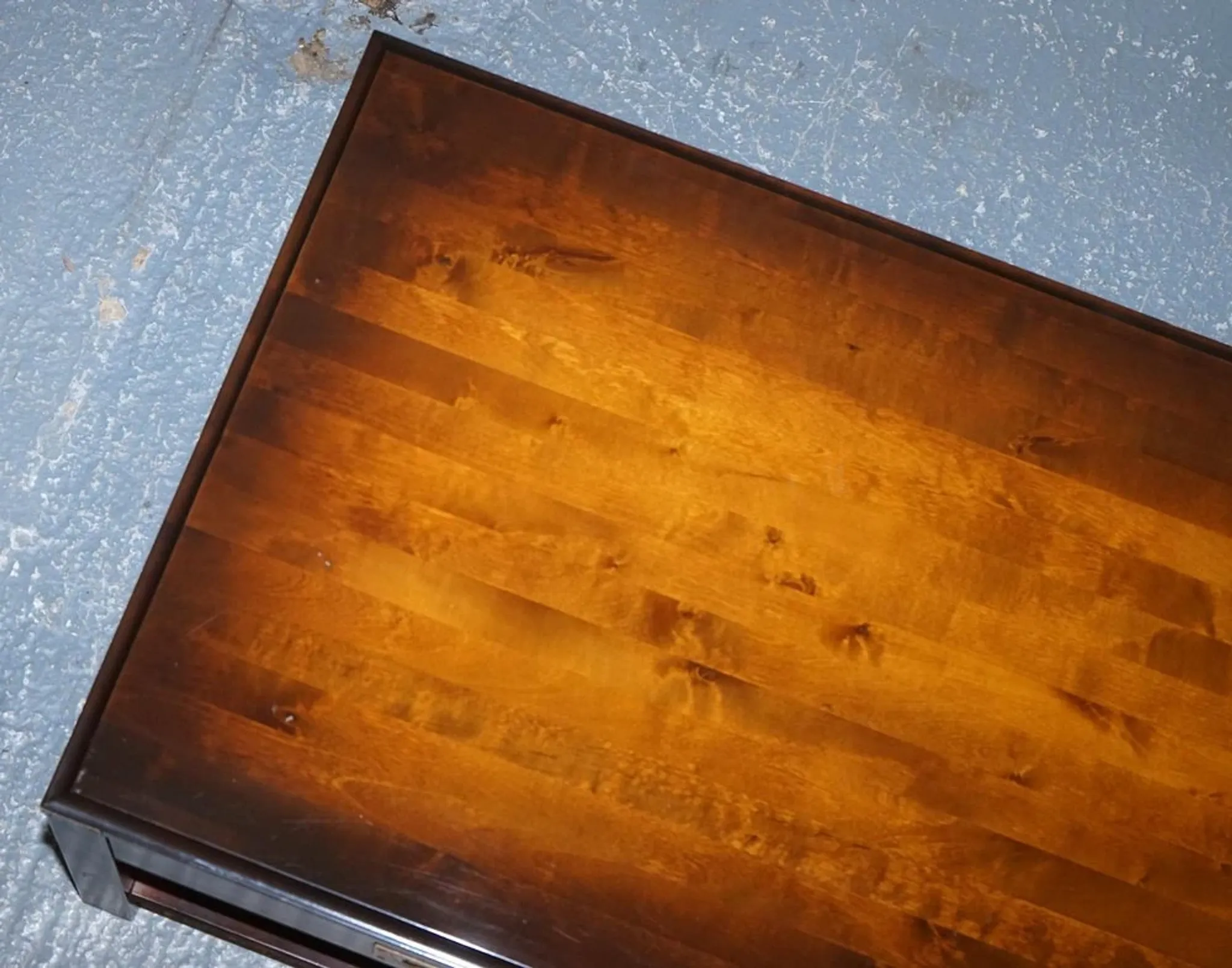 Vintage Military Coffee Table in Brass