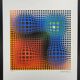 1970s Victor Vasarely Limited numbered Edition Lithograph.