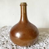 Vase soliflore, bouteille en grès