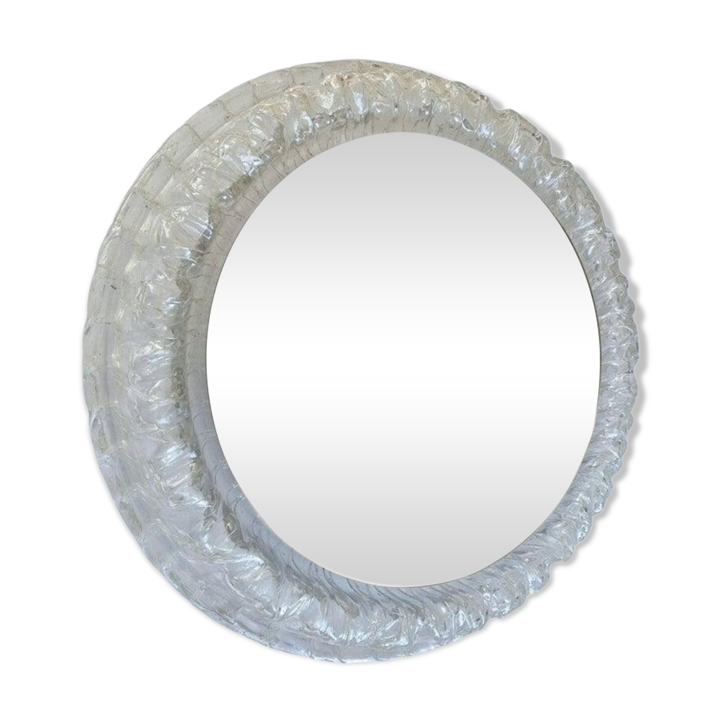 Midcentury Rare Wall Mirror Hillebrand, Germany, 1970s