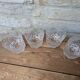 Ensemble de 4 verres à whisky en cristal taillé marque Cristal de Vannes