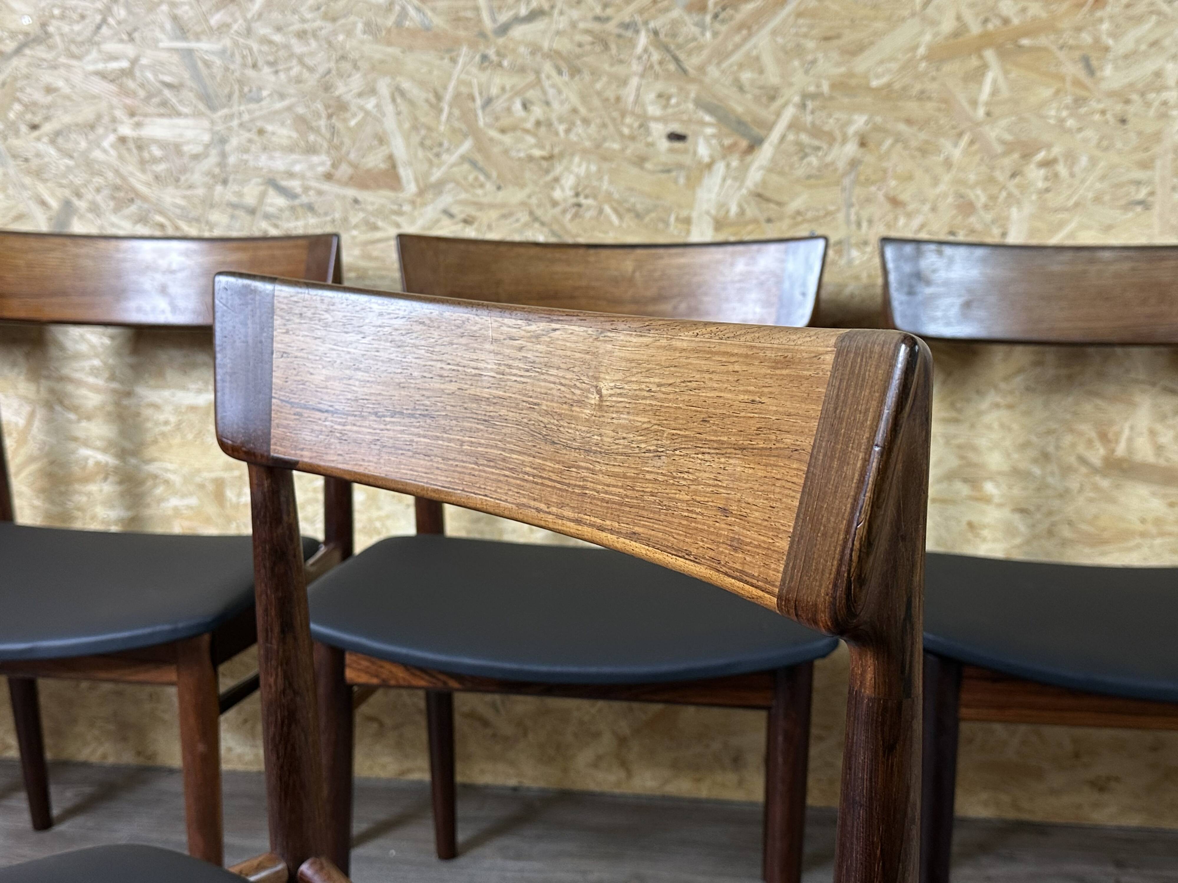 Set of 6 Henry Rosengren Hansen Model 39 Dining Chairs Rosewood