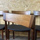 Set of 6 Henry Rosengren Hansen Model 39 Dining Chairs Rosewood