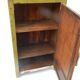 Buffet vintage miroir ancien meuble teck art deco patine verte d'origine