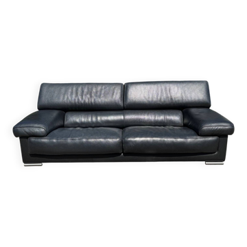 Canapé Roche Bobois cuir noir