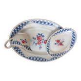 Dish, ravier and saucière