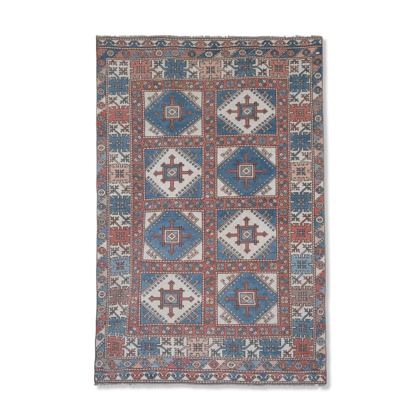 Handknotted wool turkish oushak rug 4'10" x 6'12"